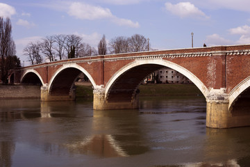 Old bridge in Sisak, Croatia