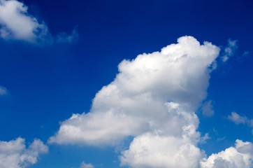 Naklejka na ściany i meble beautiful blue sky with cloud.