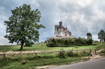 Fototapeta na wymiar Mirowiec Castle in Poland