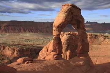 Fototapeta na wymiar Delicate Arch / Arches National Park / Utah / USA