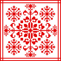 Belarusian ethnic ornament, seamless pattern. Vector illustration