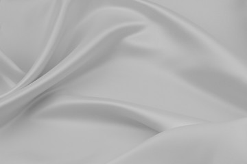 White silk fabric