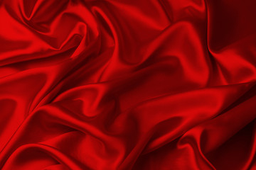 Obraz premium Red silk fabric
