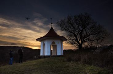 amazing sky above the watchtower