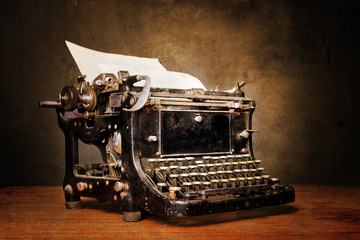 Old typewriter