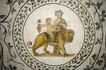 Mosaïque / El Jem / Site classé UNESCO / Tunisie
