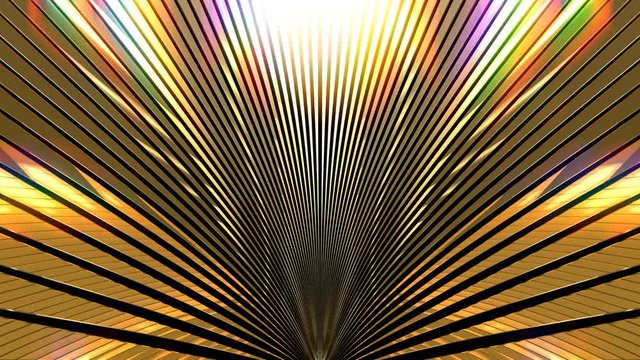 Golden Shine VJ Stage Background