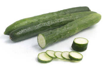 Fresh Sliced Cucumber