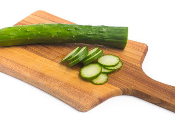 Fresh Sliced Cucumber