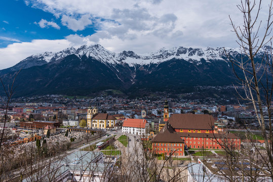 Innsbruck Panorama vom Bergisel