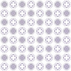 Seamless texture with 3D rendering abstract fractal blue pattern