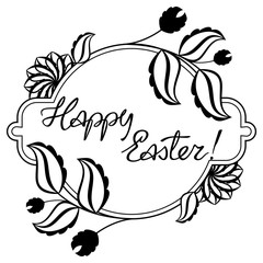 Artistic written greeting text 