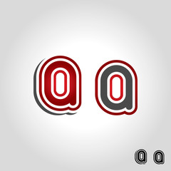letter a logo, icon and symbol vector illustration