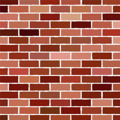 brick wall Vector illustration background 
