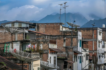 View of Berastagi town