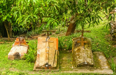 Fototapeta premium Graves in Sumbava