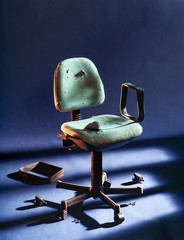 Damaged Office chair, Illustrative