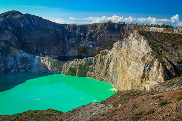 Kelimutu at sunrise