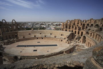 Amphithéâtre de l'antique Thusdrus / El Jem / Site classé UNESCO