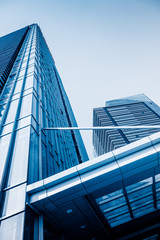 Urban abstract - windowed corner of office building