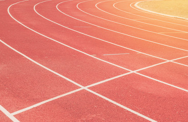 Running track with vintage style.
