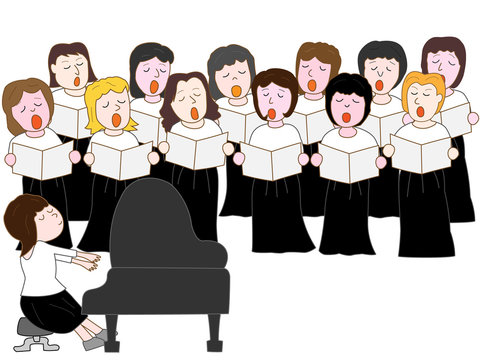 女性合唱団のコンサート