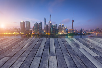 City skyline in Shanghai, China