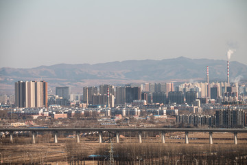 China city skyline