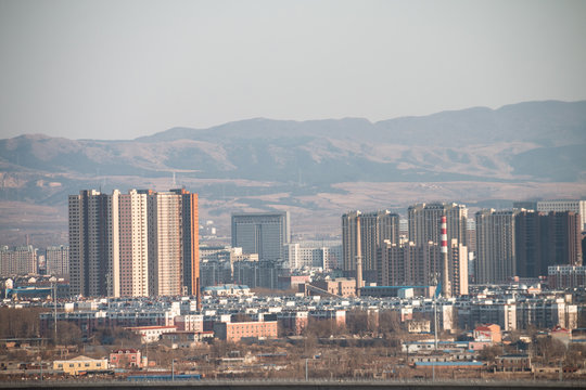 China city skyline