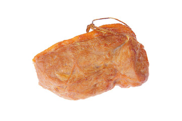 Smoked meat isolated on a white background