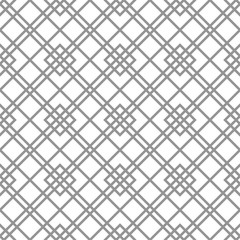 Seamless silver background for your designs. Modern vector ornament. Geometric abstract pattern