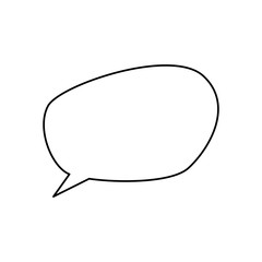 Chat bubble speakbox icon vector illustration graphic design