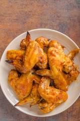 Grilled chicken wings
