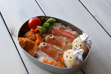 鯉のぼりのお弁当