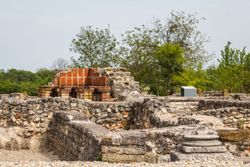 Ruins of the ancient Roman town Andautonia near Zagreb, Croatia