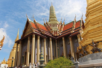 Naklejka premium Beautiful unique city of Bangkok in Thailand and Phuket, Ko Samui, Khao Lak