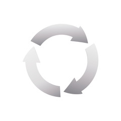 Recycle reduce and reuse icon vector illustration graphic design