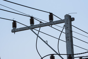 high voltage pole