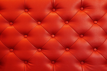 elegant red leather texture with buttons for background and design