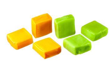 Close up of caramel candy