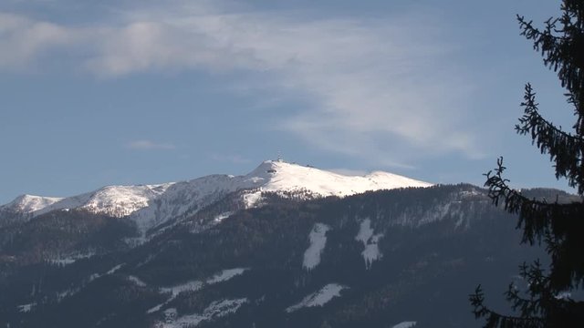 Goldeck, Berg, K&auml;rnten, Sender, Sendemast, Winter, Schnee, Winter