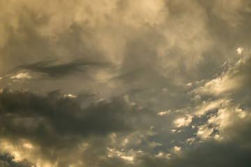 before raining cloudy on sky