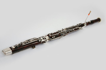 Classical music wind instrument bassoon - obrazy, fototapety, plakaty