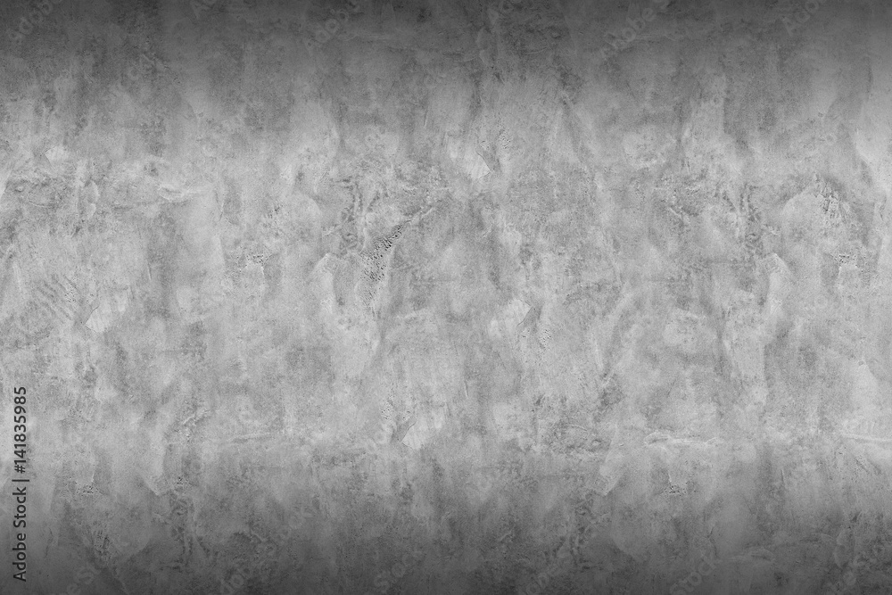 Poster design on cement and concrete wall with shadow for pattern and background