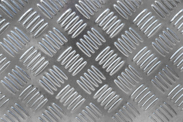 silver diamond plate for background and design