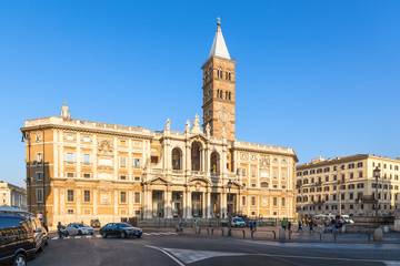 Fototapeta na wymiar Rome, Italy. Papal Basilica of Santa Maria Maggiore