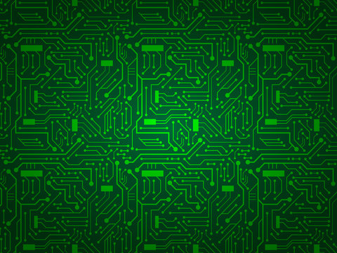 Circuit Board Background (green)