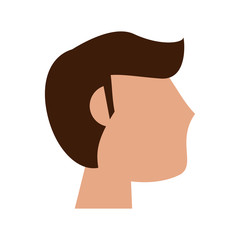 profile man groom married vector illustration eps 10