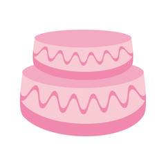 wedding cake sweet food vector illustration eps 10