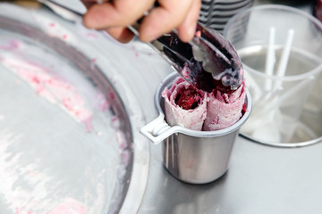 Fototapeta premium Ice cream and sprinkles